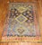 A colorful one of a kind antique Persian Gabbeh rug from the 2nd quarter of the 20th century. Measures: 5'5'' x 7'7''....