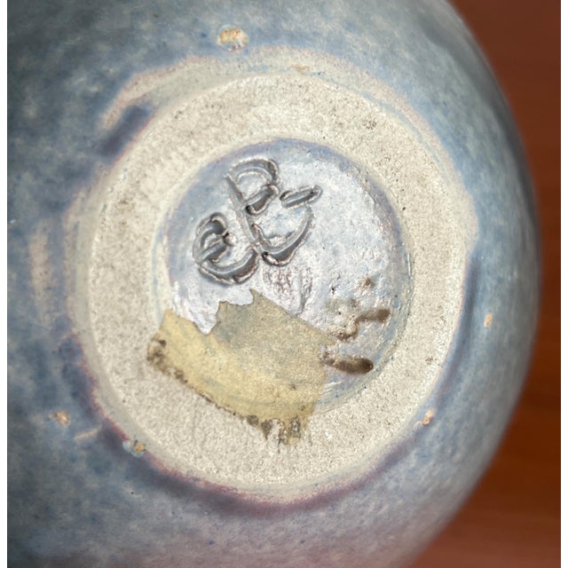 Mid-Century Modern German Minimalist Studio Pottery Vase by Elisabeth Pluquet-Ulrich, 1960s For Sale - Image 13 of 15