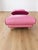 Mid-Century Modern Mid Century Modern Chaise With Adjustable Head Rest. Freshly Reupholstered in Pink Leather Accented With Cherry Mohair Welting. For Sale - Image 3 of 7