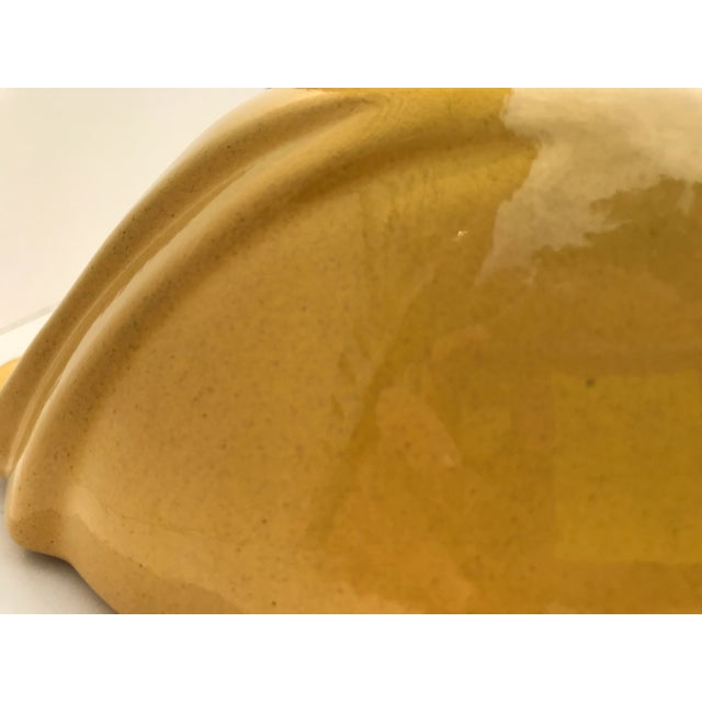 Vintage Frankoma Sunflower Yellow Flower Bowl For Sale - Image 10 of 12