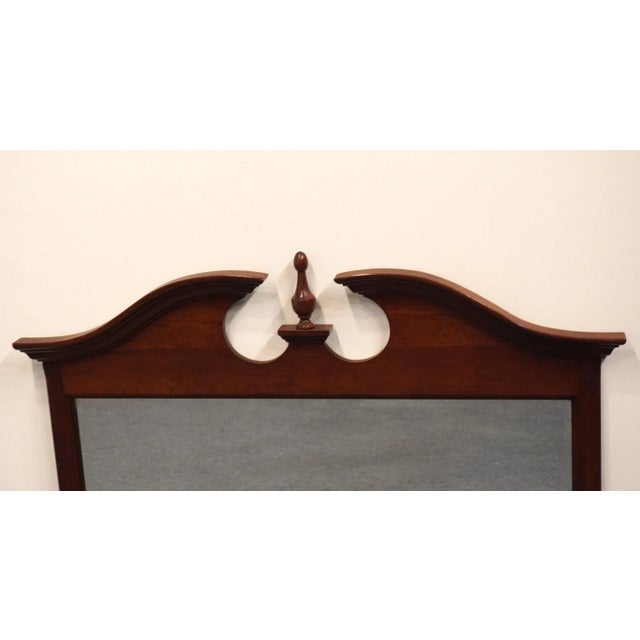 Universal Furniture Universal Furniture Cherry Traditional Style 49" Pediment Dresser / Wall Mirror 690-446 For Sale - Image 4 of 8