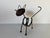 1970s Vintage Handmade Folk Art Metal Cat Sculpture For Sale - Image 5 of 12