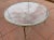 Metal Manner of Maison Charles French Directoire Coffee Table Having Brass Mounts & Glass Inset Top For Sale - Image 7 of 13