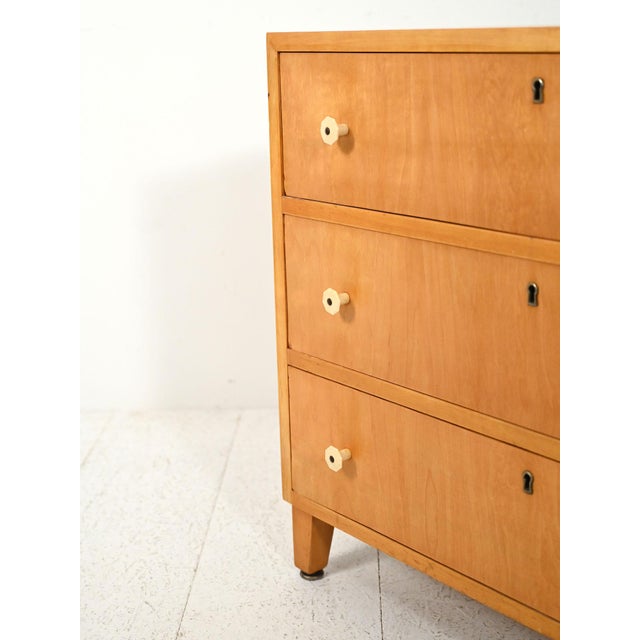 Scandinavian Elm Chest of Drawers, 1940s-1950s For Sale - Image 10 of 12