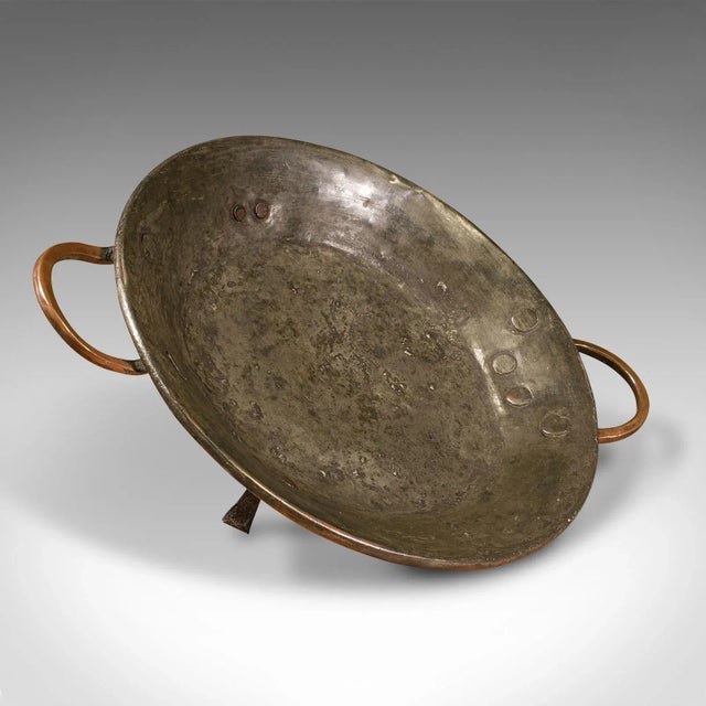 Copper 1750s Antique Georgian English Copper Cooking Dish For Sale - Image 8 of 12
