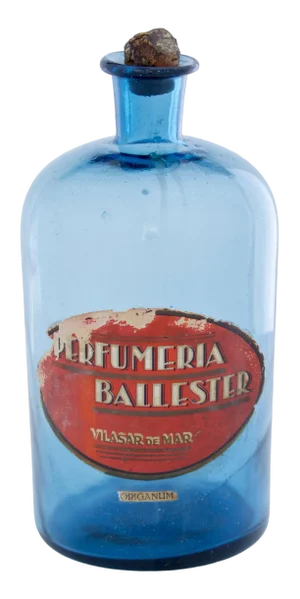 French Blue Perfume Bottle, 1920s