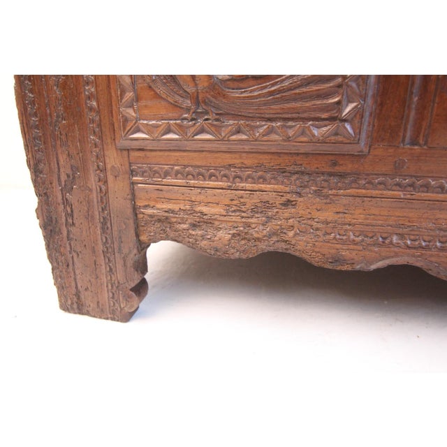 19th Century French Provincial Breton Folk-Art Armoire For Sale - Image 14 of 18