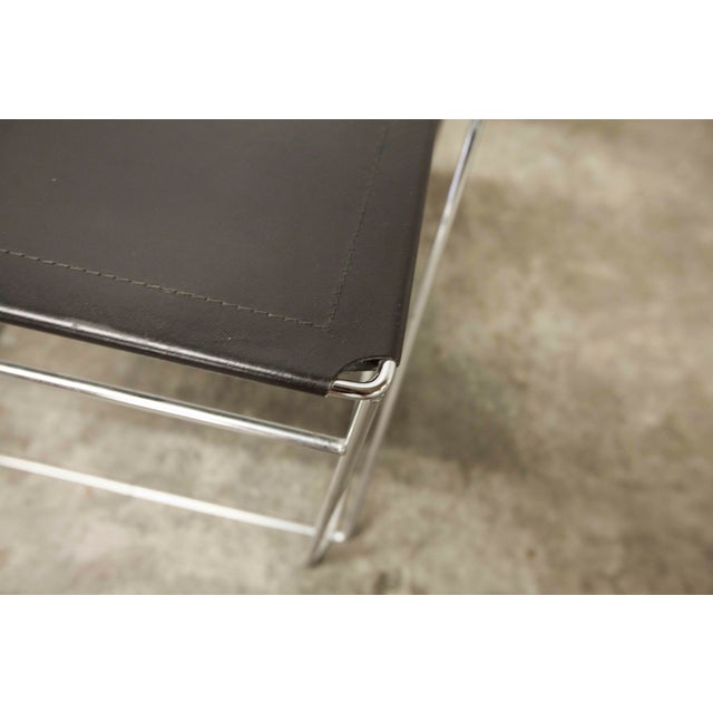 Metal Minimalist X Line Chairs by Niels Jørgen Haugesen for Hybodan, 1970s, Set of 3 For Sale - Image 7 of 18