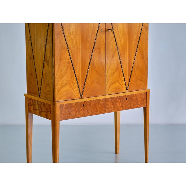 Wood Cabinet attributed to Carl-Axel Acking from SMF Bodafors, 1940s For Sale - Image 7 of 18