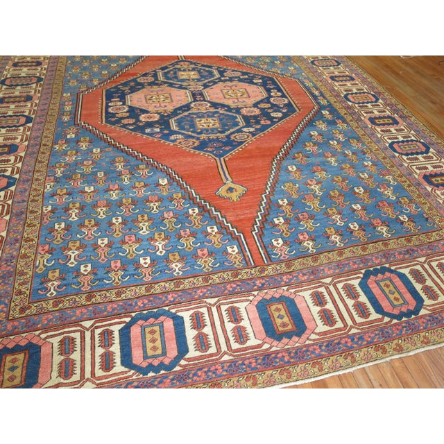 Zabihi Collection Large Persian Bakshaish Rug For Sale - Image 12 of 12