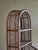 Boho Chic Vintage Italian Rattan Display Cabinet, 1970s For Sale - Image 3 of 13