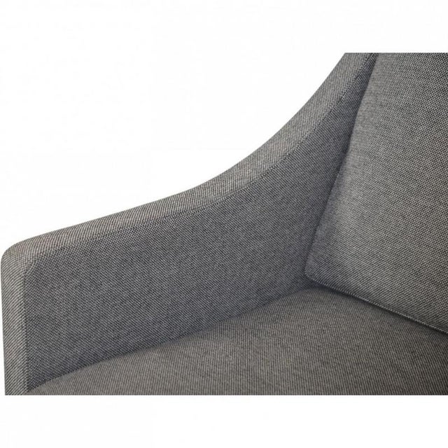 Model 2209 3-Seater Sofa by Børge Mogensen with Grey Fabric from Hallingdal, 1980s For Sale - Image 3 of 18