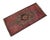 Distressed Low Pile Rug Kurdish Yastik Small Rug Faded Colors Mat Entry Decor - 19'' X 38'' For Sale - Image 4 of 14