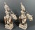 African Pair of African Tribal Art Benin Bronze Warrior Figures on Horseback For Sale - Image 3 of 16