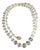 MCM Graduated Aurora Borealis Necklace With Riveted Filigree Box Clasp For Sale