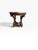 Traditional Ethan Allen Attributed Neoclassical Empire Revival Mahogany Sunburst Center Table For Sale - Image 3 of 15