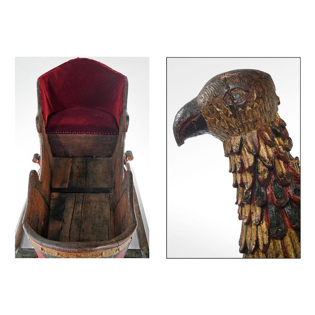 Eagle-Headed Sled For Sale - Image 3 of 6