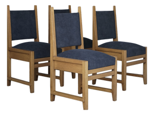 Hague School Dining Chairs attributed to Henk Wouda, 1920s, Set of 4