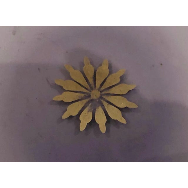 French 1940s French Amethyst Hollywood Regency Dish For Sale - Image 3 of 5