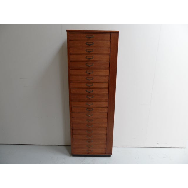 Vintage Watchmaker's Cabinet with Drawers, 1950s For Sale - Image 4 of 12