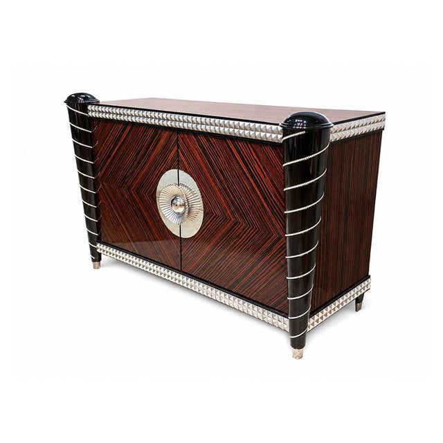 Vintage Wooden Sideboard, 1980s For Sale - Image 3 of 5