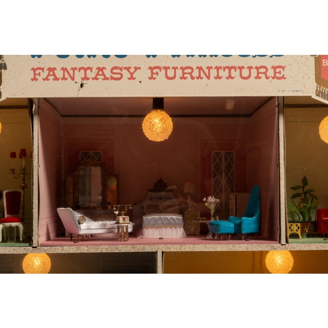 Wood 1960s Petite Princess Lighted Store Display For Sale - Image 7 of 10
