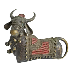 Antique Brass Nandi Bull India