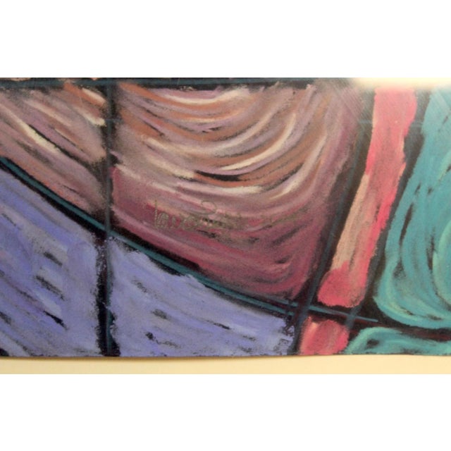 Abstract Pastel Art by Laura Pieper (1958) For Sale - Image 4 of 11