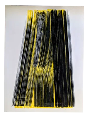 Hans Hartung, Abstraction in Colors, Original Hand-Signed Color Lithograph, 1972