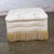 Late 20th Century Late 20th Century Traditional Large Ottoman Ecru Upholstered Pillow Top With Bullion Fringe For Sale - Image 5 of 18
