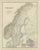 1900 - 1909 Antique Map of Sweden and Norway by Johnston, 1909 For Sale - Image 5 of 5