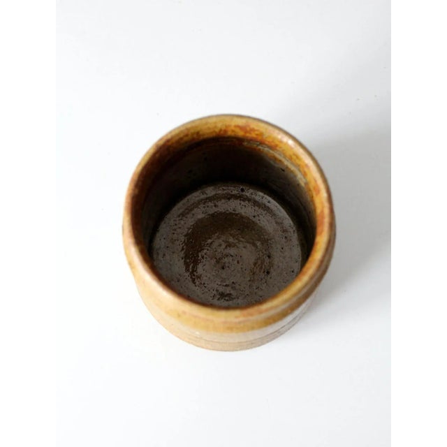 Vintage Signed Studio Pottery Vase For Sale - Image 6 of 8