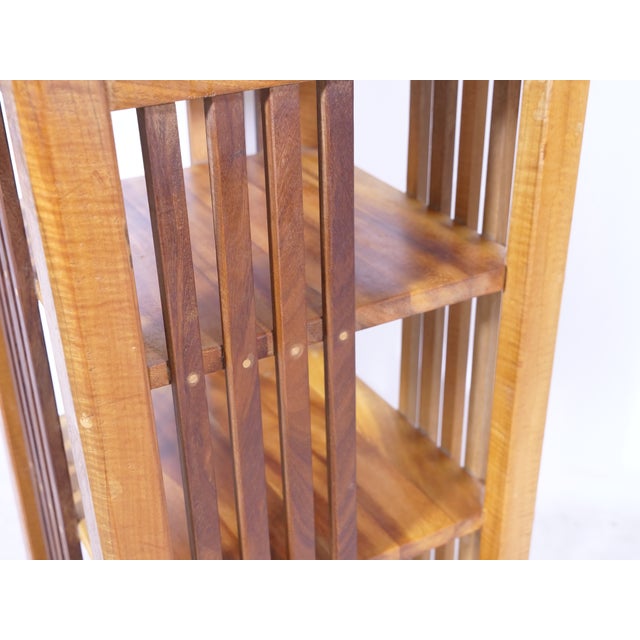 Mid-Century Cherrywood Shelf, 1960s For Sale - Image 14 of 15