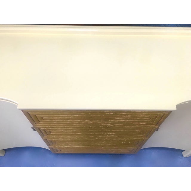 Art Deco Cream Lacquer Buffet by Johann Tapp for Gumps, Circa 1940 For Sale - Image 3 of 11