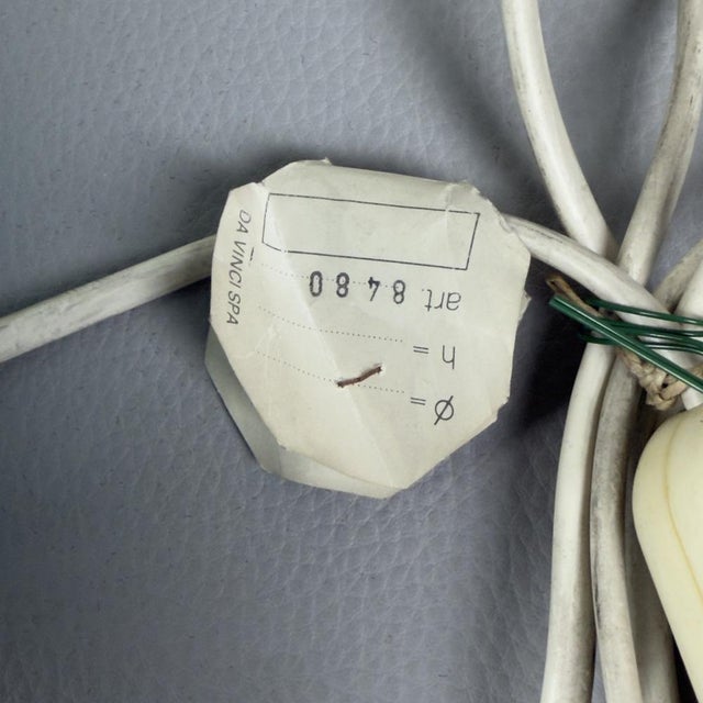 Blue Spiral Murano Glass Table Lamp from Davinci, 1970s For Sale - Image 12 of 15