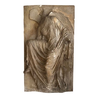 Antique Caproni Brothers Greek Nike Plaster Relief, Early 20th Century For Sale