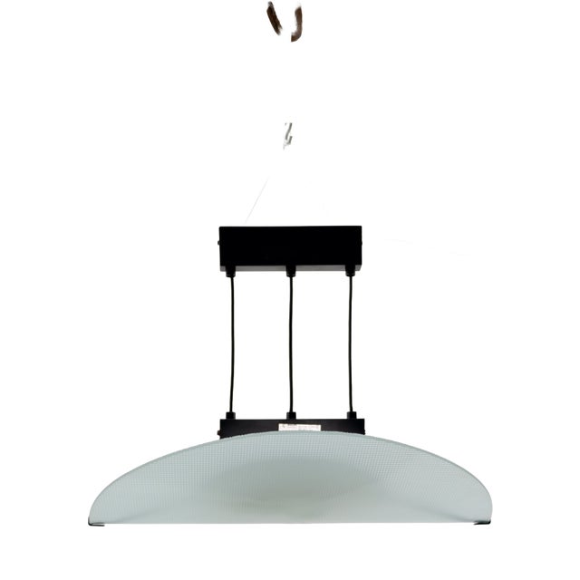 Tortuga Pendant in Metal and Glass from Philips, 1980s For Sale