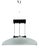 Tortuga Pendant in Metal and Glass from Philips, 1980s For Sale