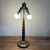 Early 20th Century Antique Carved Wood Barley Twist Lamp For Sale - Image 5 of 7