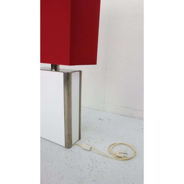 Textile Mid-Century Italian Modern Floor Lamp, 1970s For Sale - Image 7 of 18