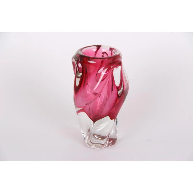 Vintage Red Vase For Sale - Image 6 of 6