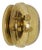 Mid-Century Brass and Glass Flush Mount from Lampukas, Finland, 1960s For Sale