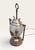 Vintage Revival French Brass, Glass and Wood Hurricane Table Lamp, 1960s For Sale - Image 6 of 18