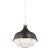 Hudson Valley Lighting Mark D. Sikes Holkham 1-Light Pendant, Aged Brass/Distressed Brass For Sale