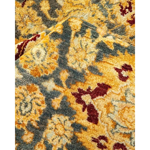 Textile Mogul, One-of-a-Kind Hand-Knotted Area Rug in Gray, 6' 1" x 9' 6" For Sale - Image 7 of 8