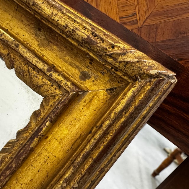 Antique Mirror with Gilt Frame from Maison Lebrun, 1890s For Sale - Image 9 of 18