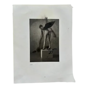 Over-Paint Photo Print “Isabella” Sheet 8x11 Black and White.w Look