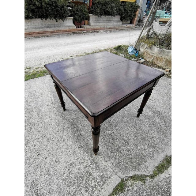 Extendable England Table, 1890s For Sale - Image 5 of 18