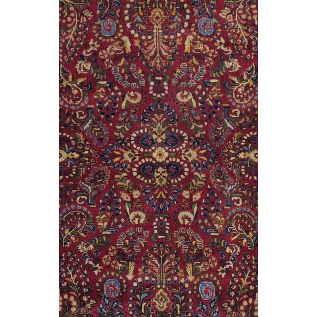 Antique Sarouk Rug 3'4'' x 5'0'' For Sale In New York - Image 6 of 12
