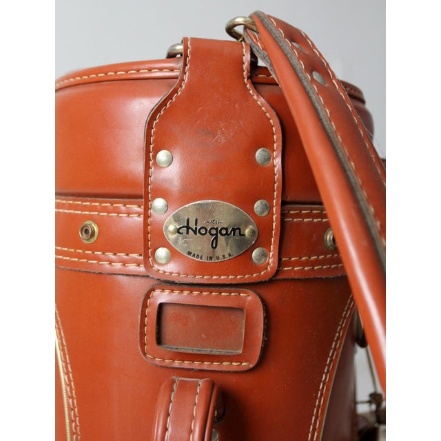 Vintage Amf Hogan Golf Bag With Club Covers For Sale - Image 11 of 15
